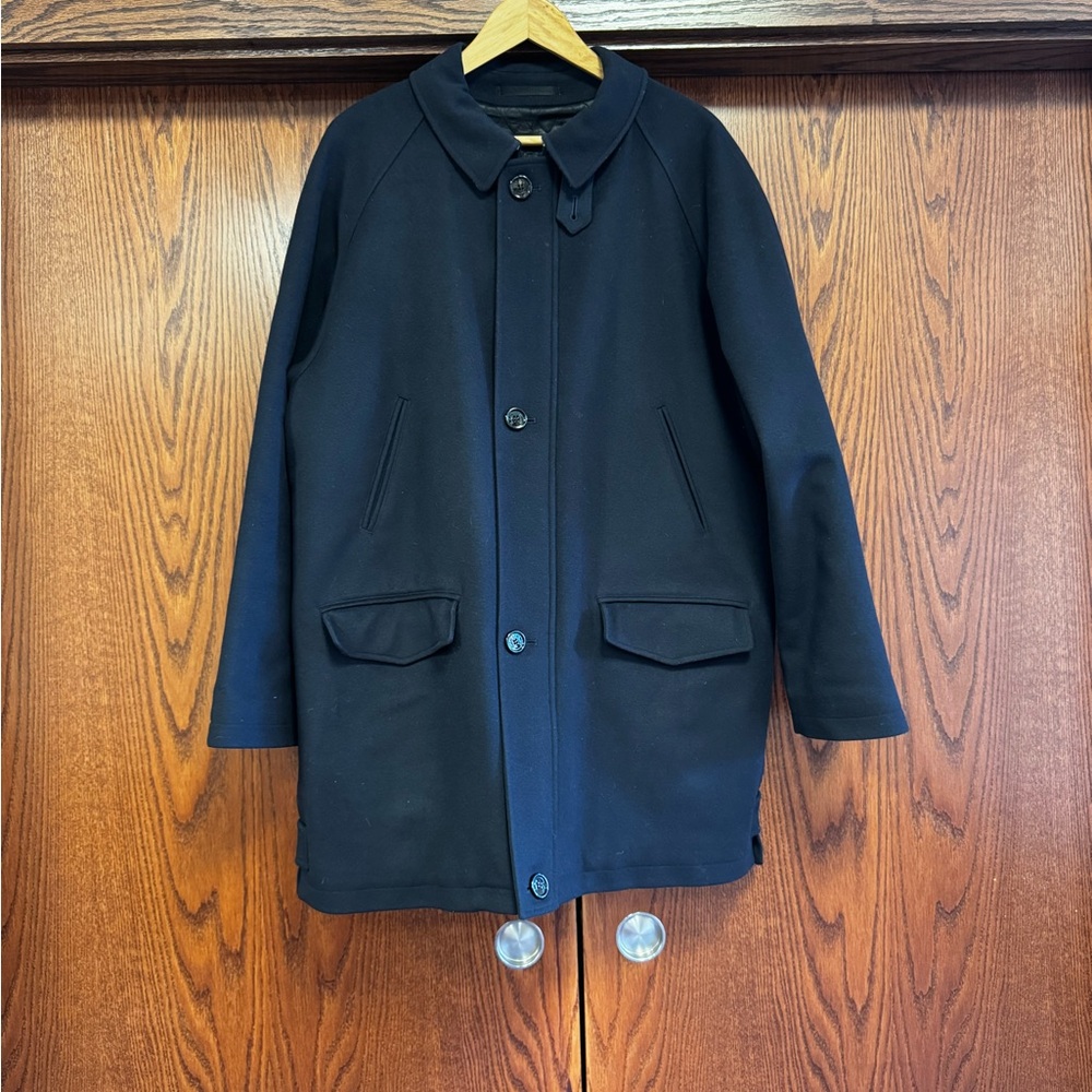 Burberry Men's Dark Navy Trench Coat